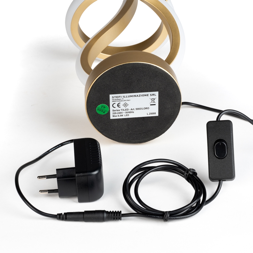 ONLI - Lampada da tavolo LED KIRA LED/10W/230V 4000K 28 cm oro