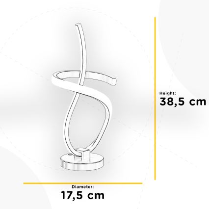 ONLI - Lampada da tavolo LED KIRA LED/12W/230V 4000K 38,5 cm oro