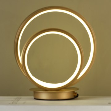 ONLI - Lampada da tavolo LED NOELIA LED/10W/230V 22 cm dorata