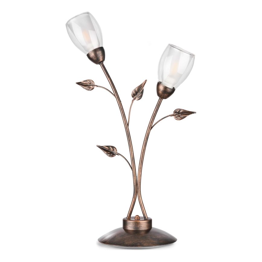 ONLI - Lampada da tavolo LILIANA 2xE14/6W/230V 60 cm