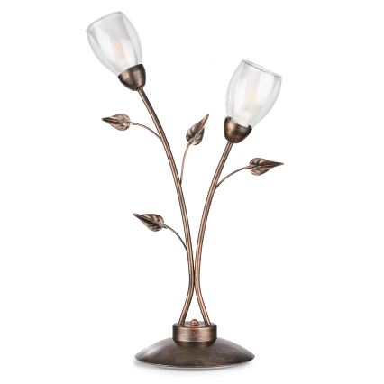 ONLI - Lampada da tavolo LILIANA 2xE14/6W/230V 60 cm