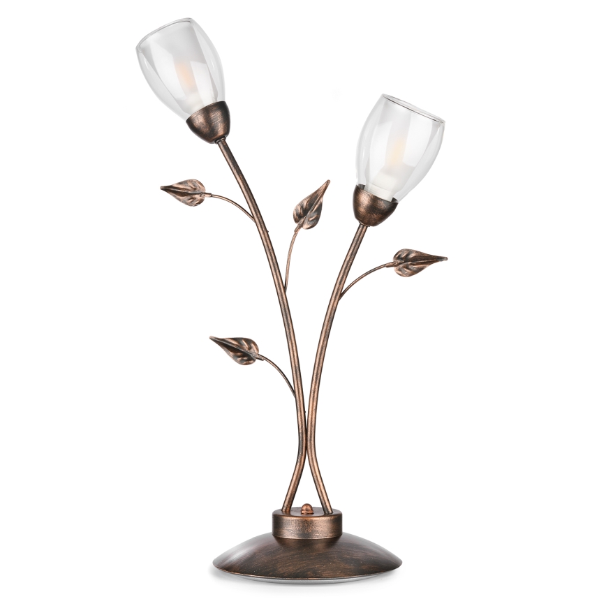 ONLI - Lampada da tavolo LILIANA 2xE14/6W/230V 60 cm