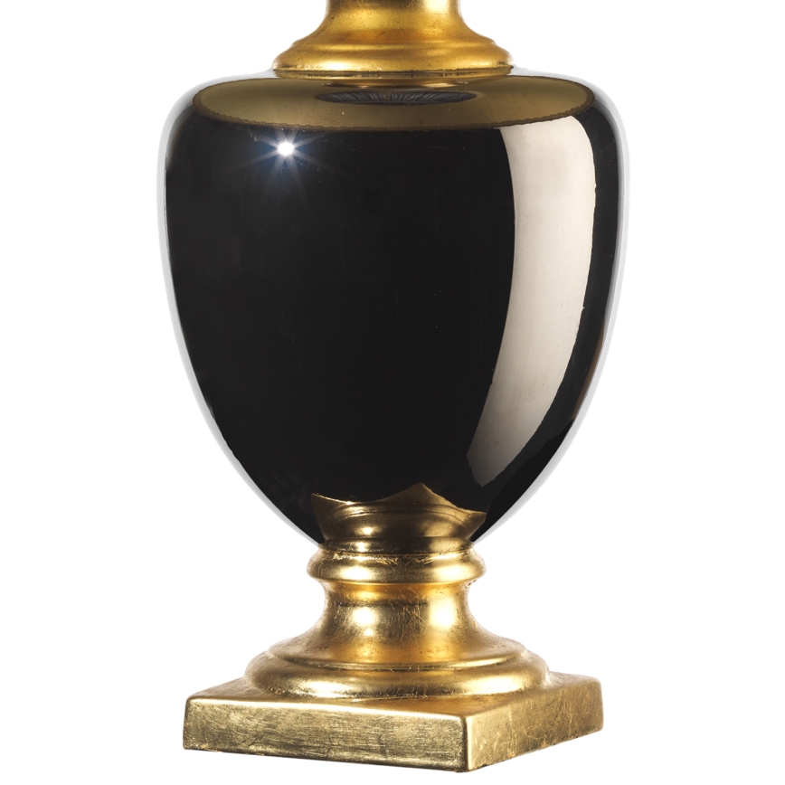 ONLI - Lampada da tavolo MOZART 1xE27/22W/230V nero/oro 75 cm