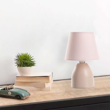 ONLI - Lampada da tavolo NANO 1xE14/6W/230V rosa 19 cm