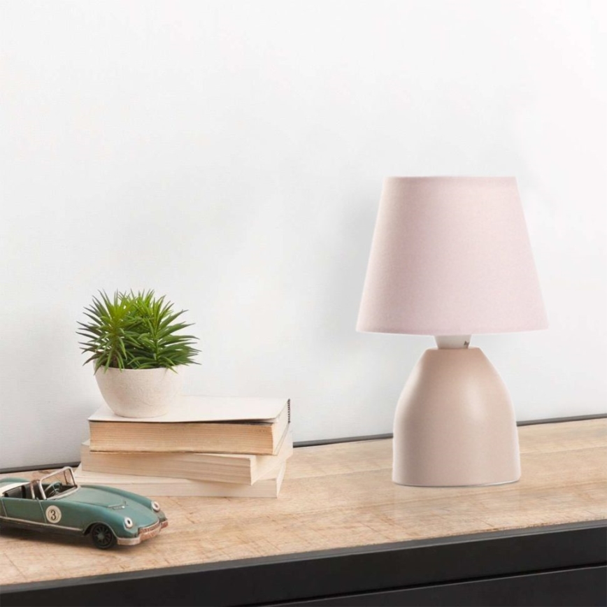 ONLI - Lampada da tavolo NANO 1xE14/6W/230V rosa 19 cm