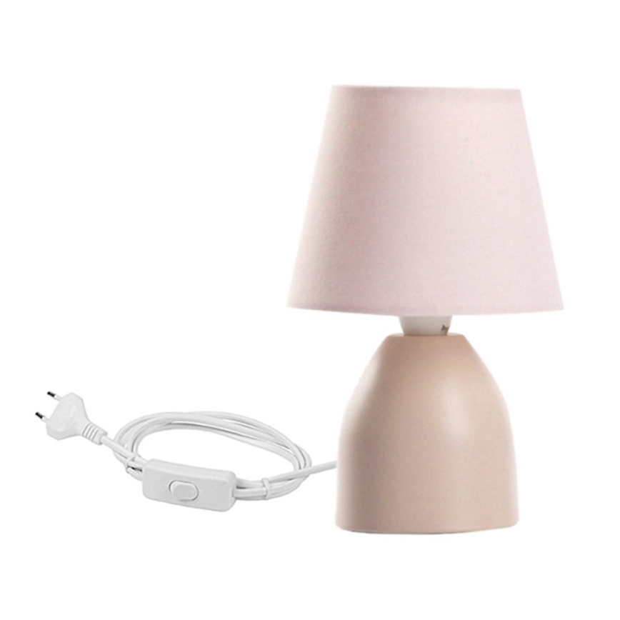 ONLI - Lampada da tavolo NANO 1xE14/6W/230V rosa 19 cm