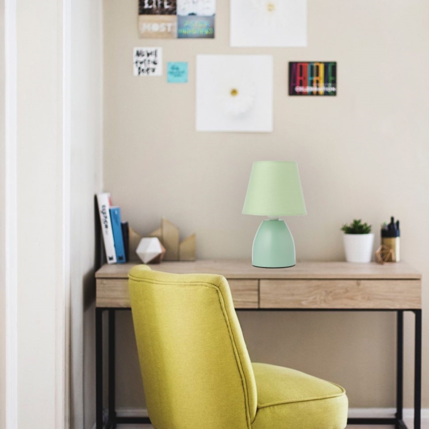 ONLI - Lampada da tavolo NANO 1xE14/6W/230V verde 19 cm