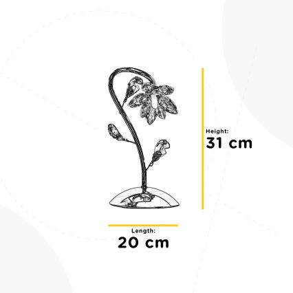 ONLI - Lampada da tavolo NINFEA 1xG9/6W/230V 35 cm