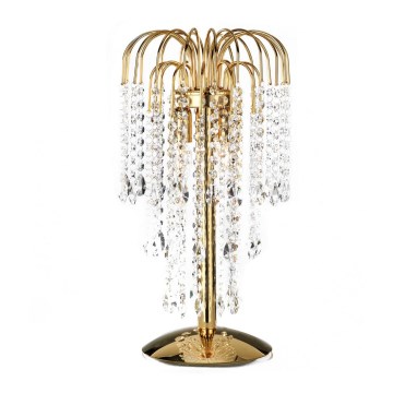 ONLI - Lampada da tavolo PIOGGIA 2xE14/6W/230V dorata 50 cm