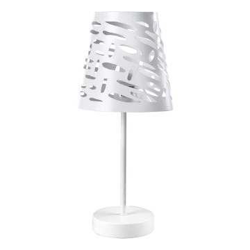 ONLI - Lampada da tavolo RICKY 1xE14/10W/230V 28 cm bianco
