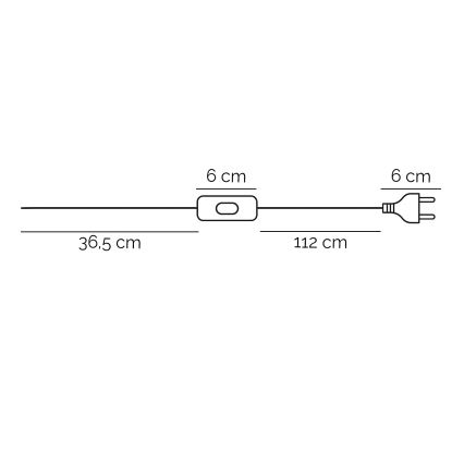ONLI - Lampada da tavolo VORTICE 1xE27/22W/230V 64 cm color crema