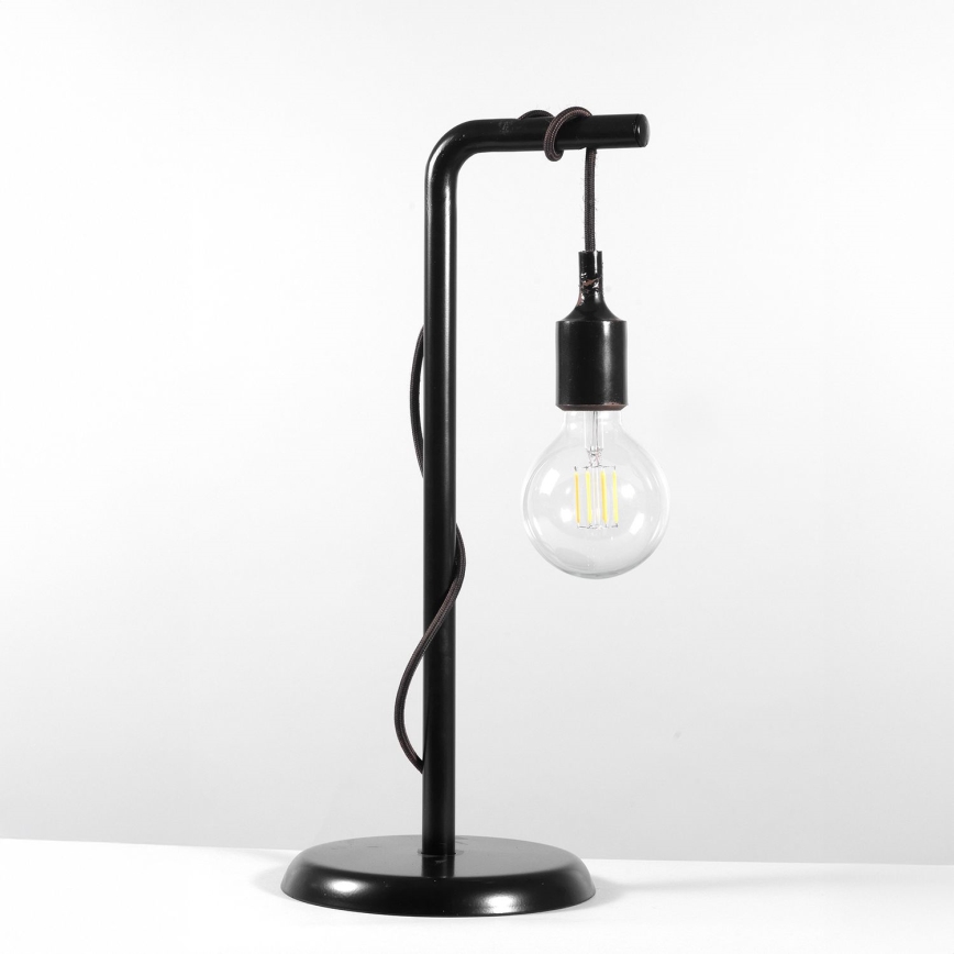 ONLI - Lampada da tavolo WIRE 1xE27/15W/230V 50 cm nero