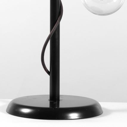 ONLI - Lampada da tavolo WIRE 1xE27/15W/230V 50 cm nero