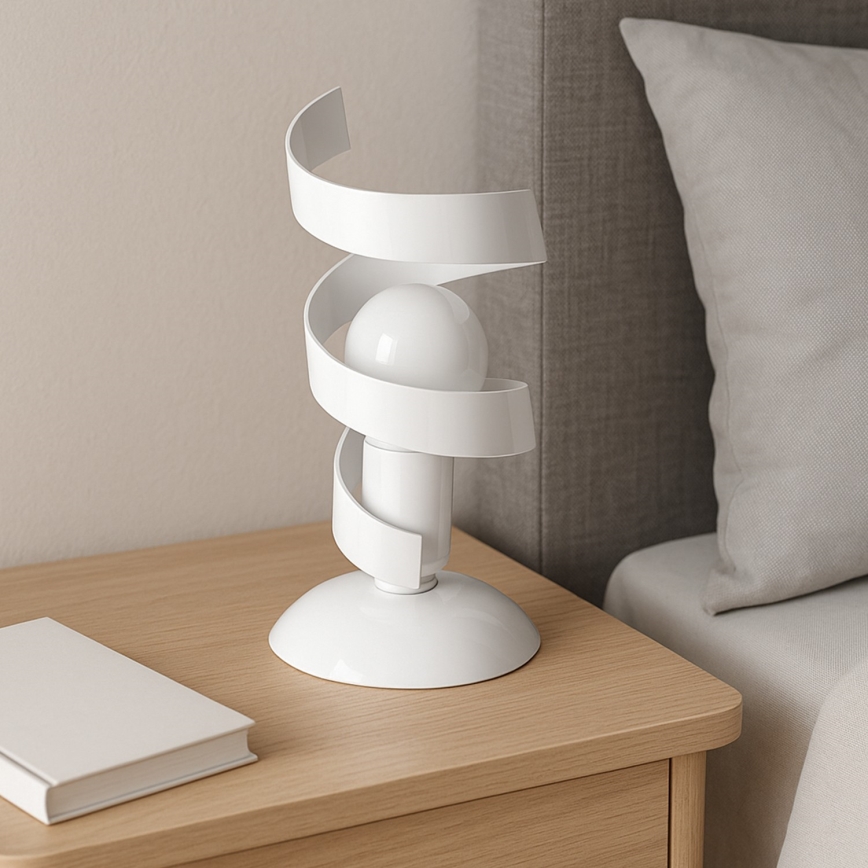 ONLI - Lampada da tavolo ZOE 1xE14/6W/230V 22 cm bianco