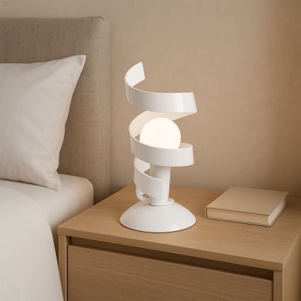 ONLI - Lampada da tavolo ZOE 1xE14/6W/230V 22 cm bianco
