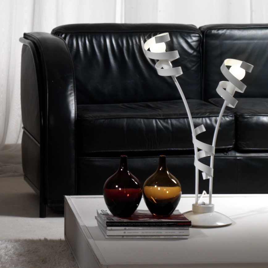 ONLI - Lampada da tavolo ZOE 2xE14/6W/230V 65 cm bianco