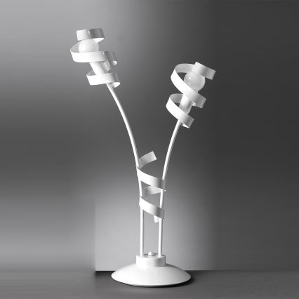 ONLI - Lampada da tavolo ZOE 2xE14/6W/230V 65 cm bianco