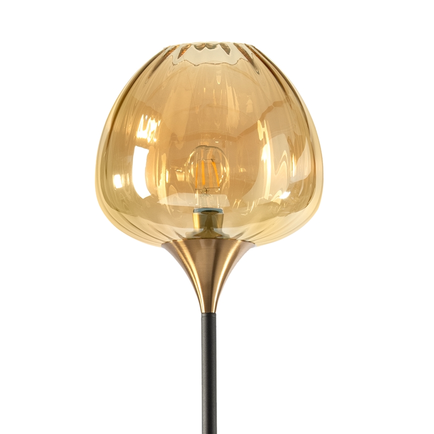 ONLI - Lampada da terra ELIDE 1xE27/15W/230V nero/ramato