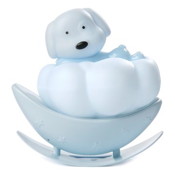 ONLI - lampada notturna ricaricabile LED per bambini NUVOLINA LED/2,5W/5V 300 mAh cane/blu