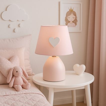 ONLI - Lampada per bambini TITTA 1xE14/6W/230V 20 cm rosa