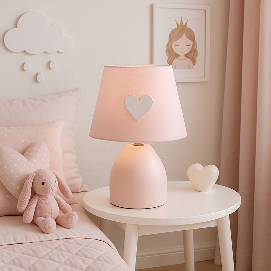 ONLI - Lampada per bambini TITTA 1xE14/6W/230V 20 cm rosa