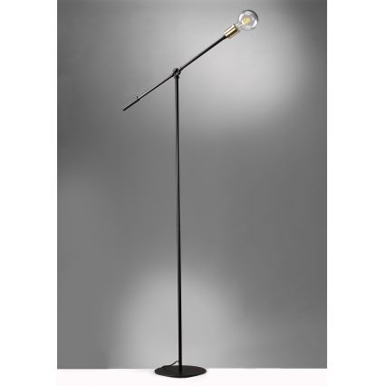 ONLI - Lampadaire ASTE 1xE27/15W/230V noir/doré