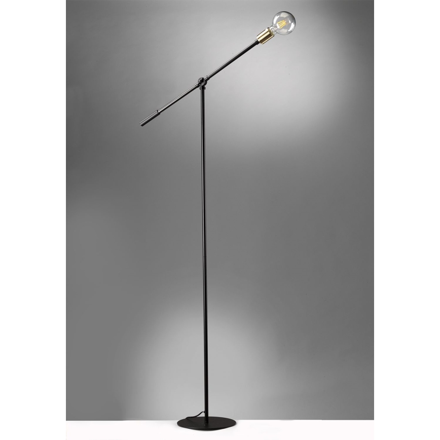 ONLI - Lampadaire ASTE 1xE27/15W/230V noir/doré