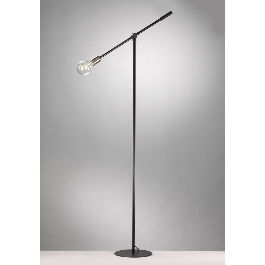 ONLI - Lampadaire ASTE 1xE27/15W/230V noir/doré