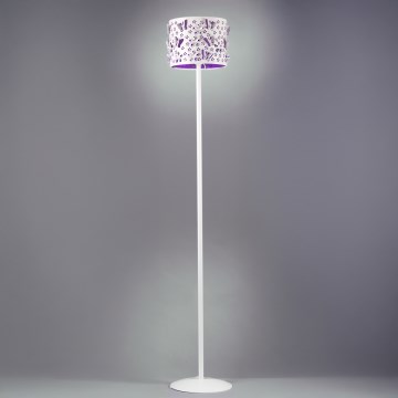 ONLI - Lampadaire TITILLA 1xE27/22W/230V violet/blanc