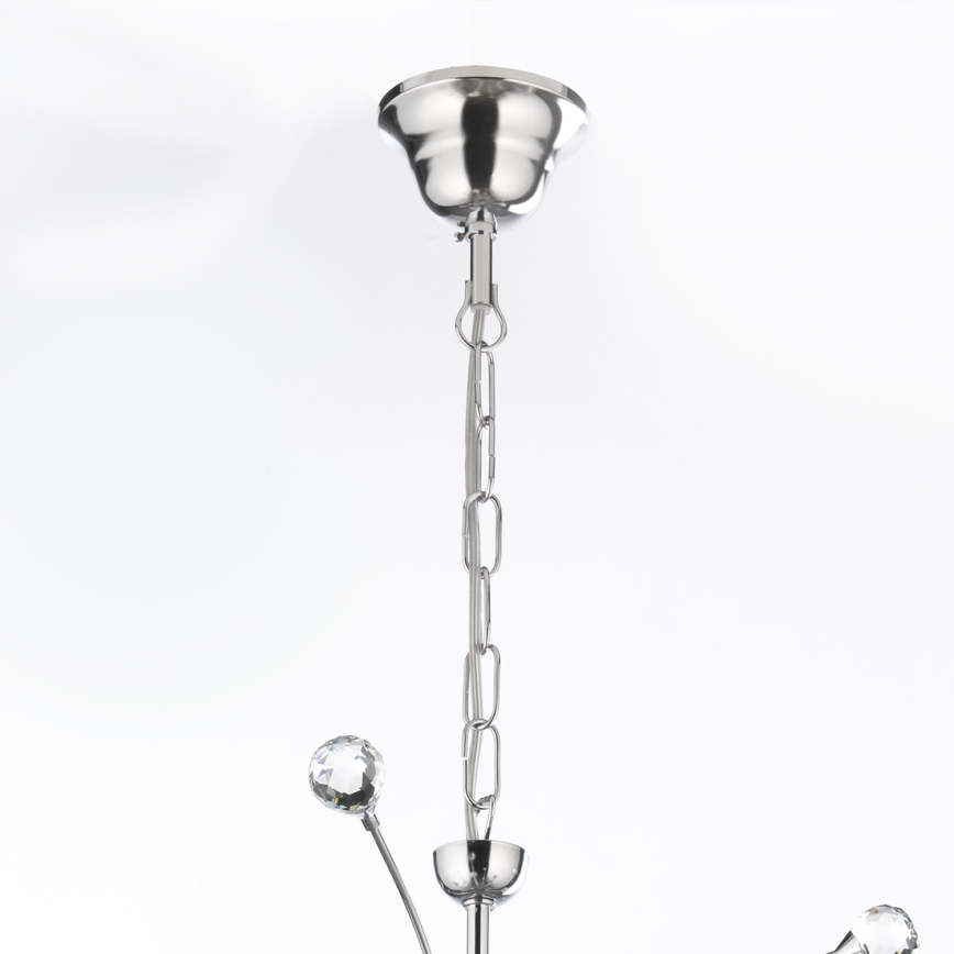 ONLI - Lampadario a sospensione con catena DIAMANTE 5xE14/6W/230V