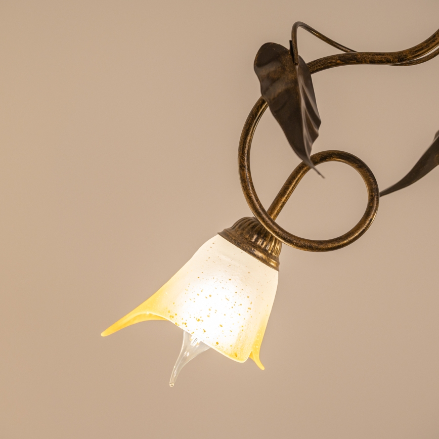 ONLI - Lampadario a sospensione con catena MIRANDA 5xE14/6W/230V