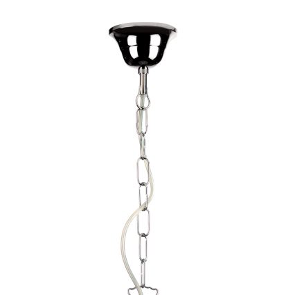 ONLI - Lampadario a sospensione con catena PIOGGIA 1xE27/22W/230V cromo lucido