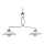 ONLI - Lampadario a sospensione con catena ROSINA 2xE27/22W/230V bronzo