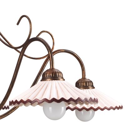 ONLI - Lampadario a sospensione con catena ROSINA 5xE14/6W/230V