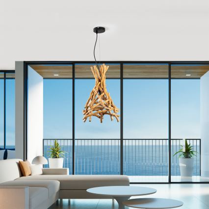 ONLI - Lampadario a sospensione con cavo AGAR 1xE27/22W/230V
