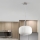 ONLI - Lampadario a sospensione con cavo DOROTY 1xE27/15W/230V bianco/cromo lucido