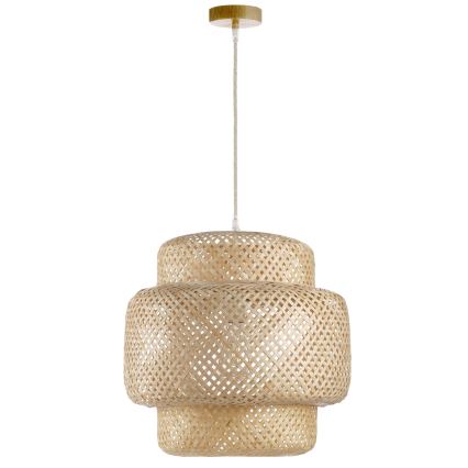 ONLI - Lampadario a sospensione con filo BAMBOO 1xE27/22W/230V bambù