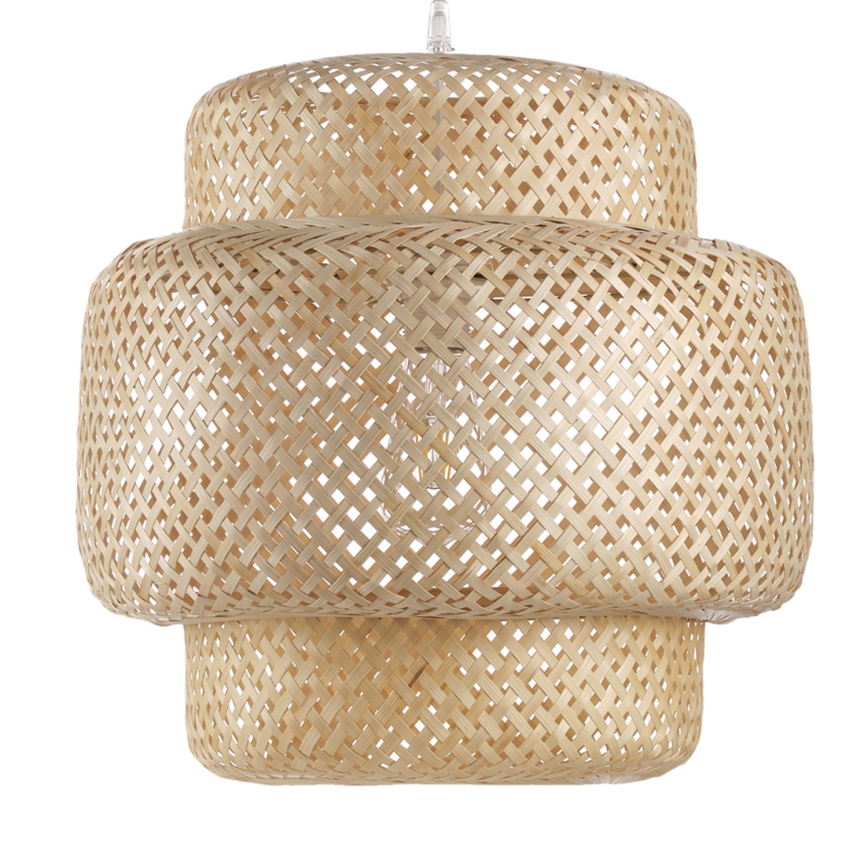 ONLI - Lampadario a sospensione con filo BAMBOO 1xE27/22W/230V bambù