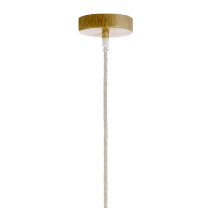 ONLI - Lampadario a sospensione con filo BAMBOO 1xE27/22W/230V bambù