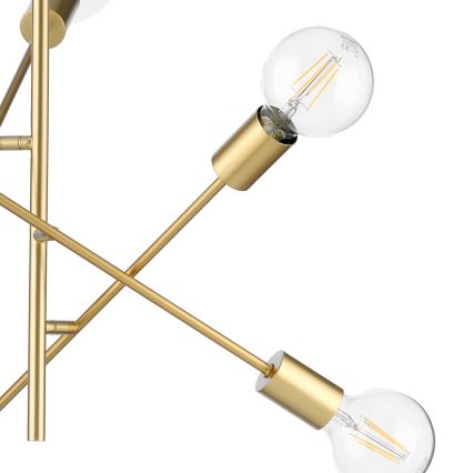 ONLI - Lampadario a sospensione con filo CROSS 6xE27/22W/230V