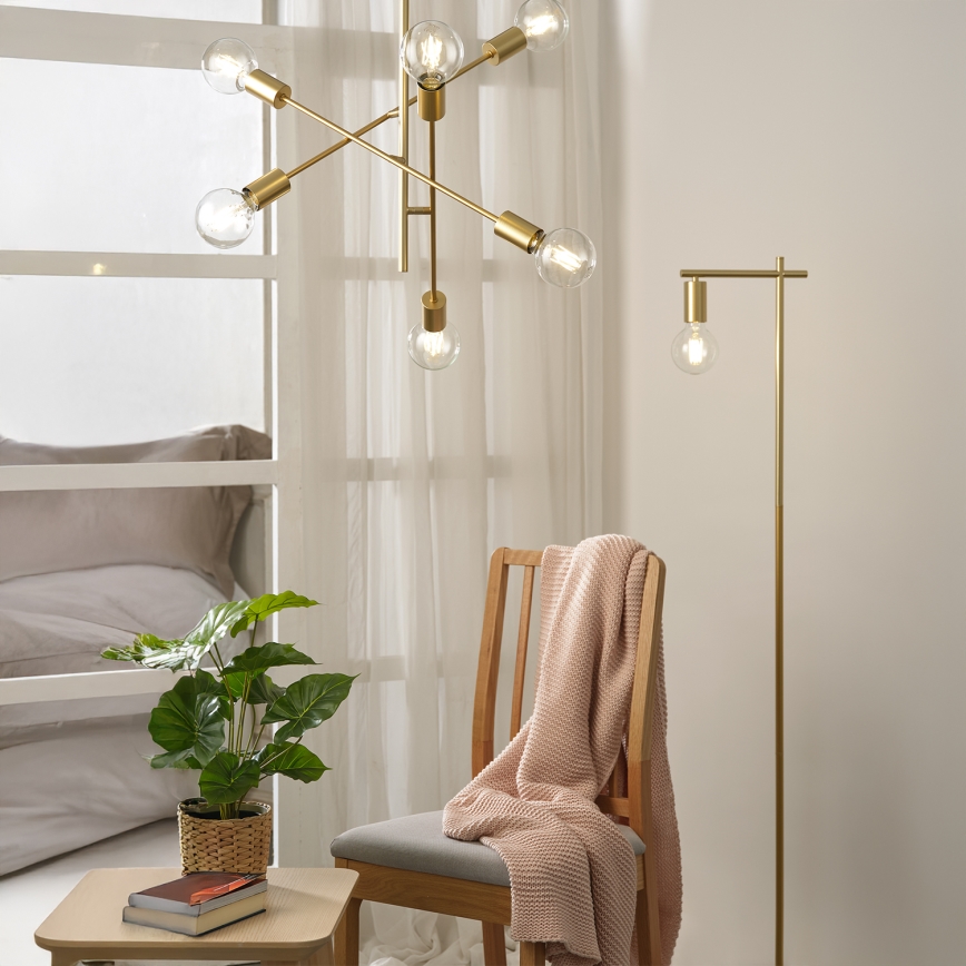 ONLI - Lampadario a sospensione con filo CROSS 6xE27/22W/230V