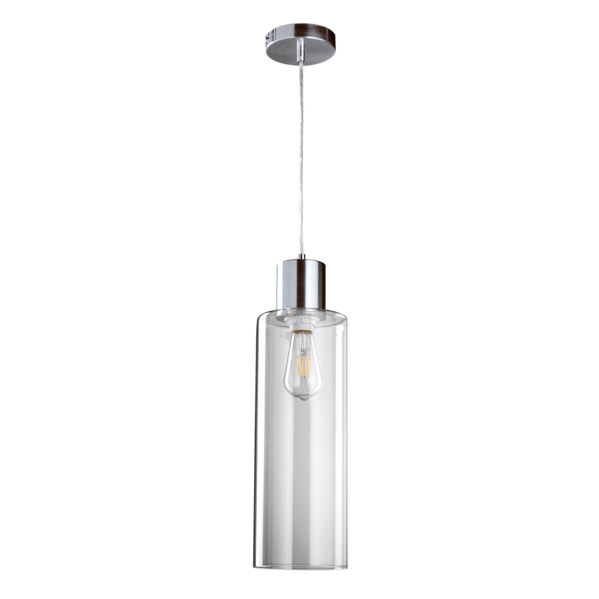 ONLI - Lampadario a sospensione con filo DODO 1xE27/22W/230V cromo lucido