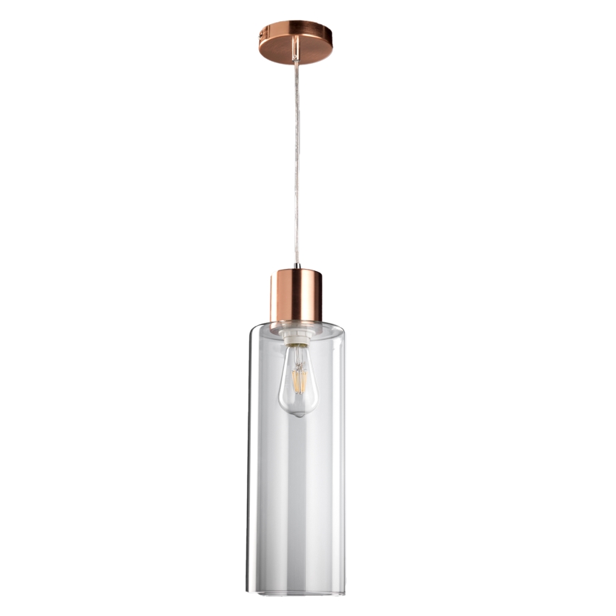 ONLI - Lampadario a sospensione con filo DODO 1xE27/22W/230V rame