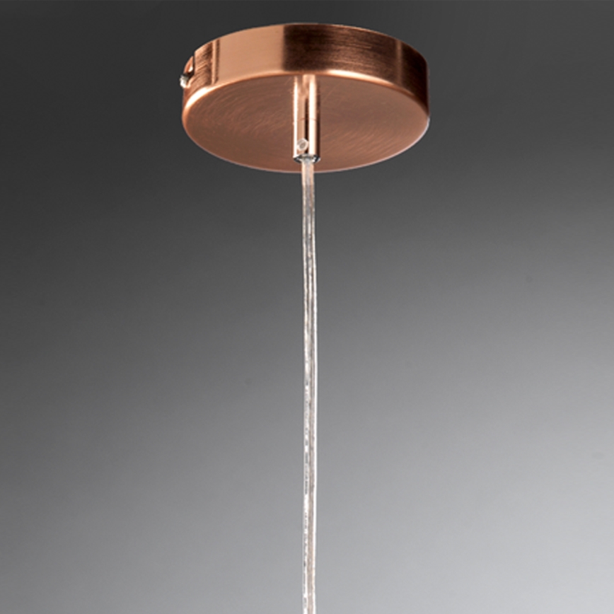 ONLI - Lampadario a sospensione con filo DODO 1xE27/22W/230V rame