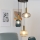 ONLI - Lampadario a sospensione con filo DOROTY 1xE27/22W/230V blu/oro