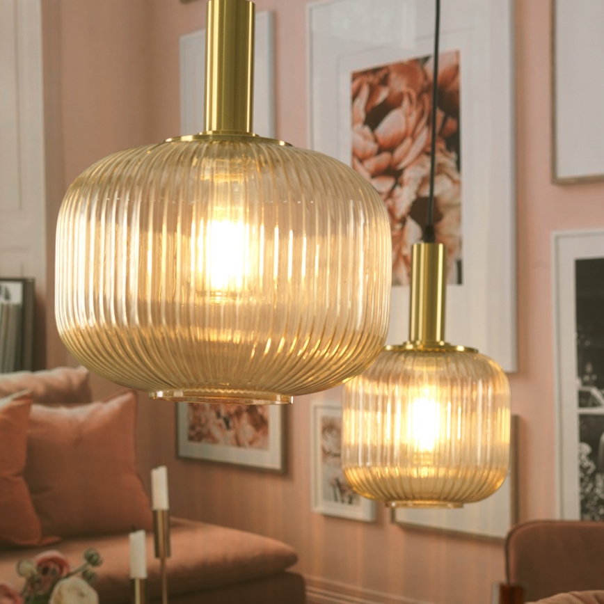 ONLI - Lampadario a sospensione con filo DOROTY 1xE27/22W/230V diametro 30 cm