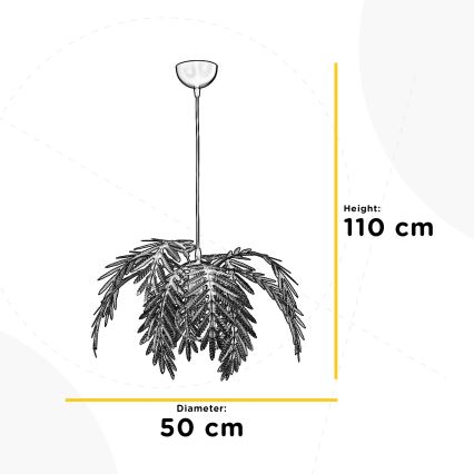 ONLI - Lampadario a sospensione con filo DUBAI 1xE27/22W/320V bronzo