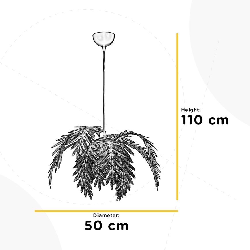 ONLI - Lampadario a sospensione con filo DUBAI 1xE27/22W/320V bronzo