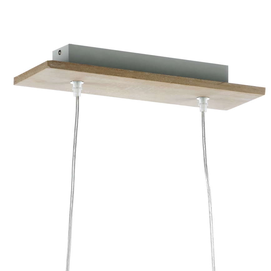 ONLI - Lampadario a sospensione con filo FLORA 2xE27/22W/230V verde/oro