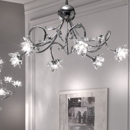 ONLI - Lampadario a sospensione con filo NINFEA 6xG9/6W/230V